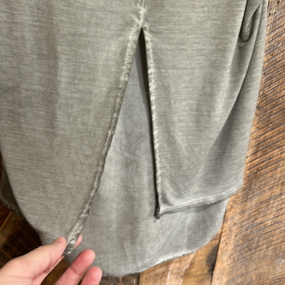 Crosby light avocado green split back tank top - Picture 6 of 6